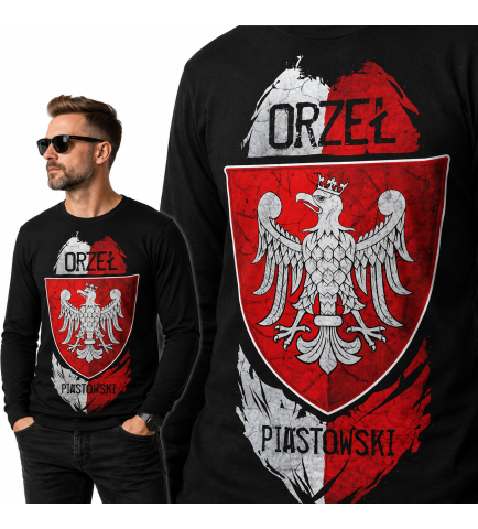 LONGSLEEVE PATRIOTYCZNY  ORZEŁ PIASTOWSKI